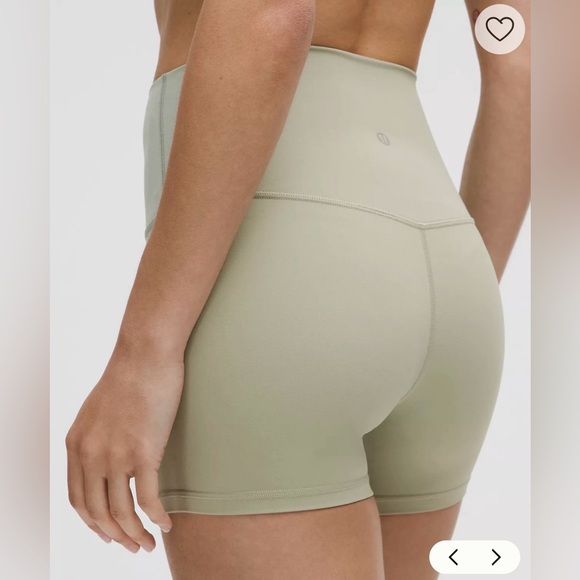 Lululemon Align High-Rise Shorts 4” in Fog Green Size 6 - Picture 4 of 8